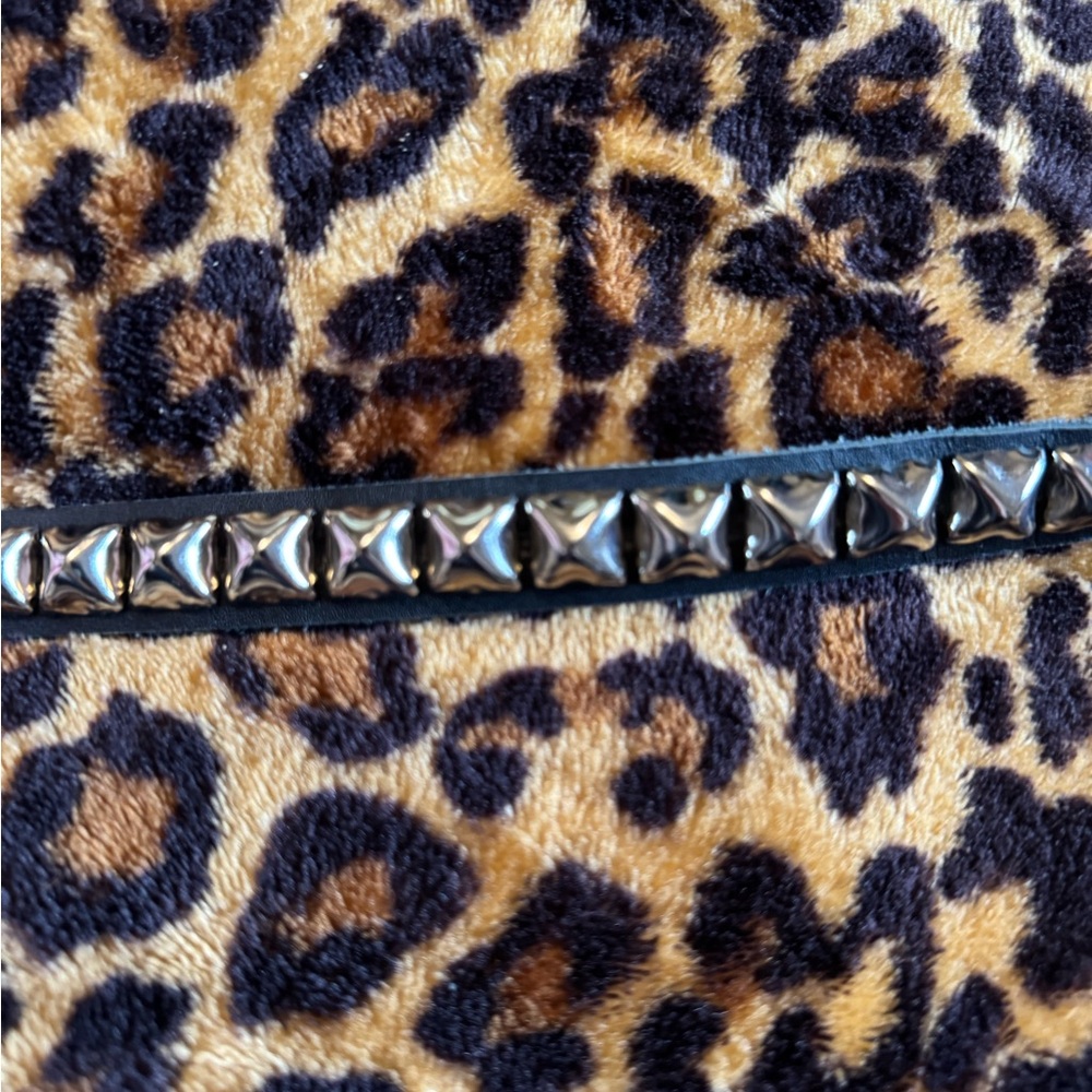 Studded Black Leather Belt - Picture 2 of 3